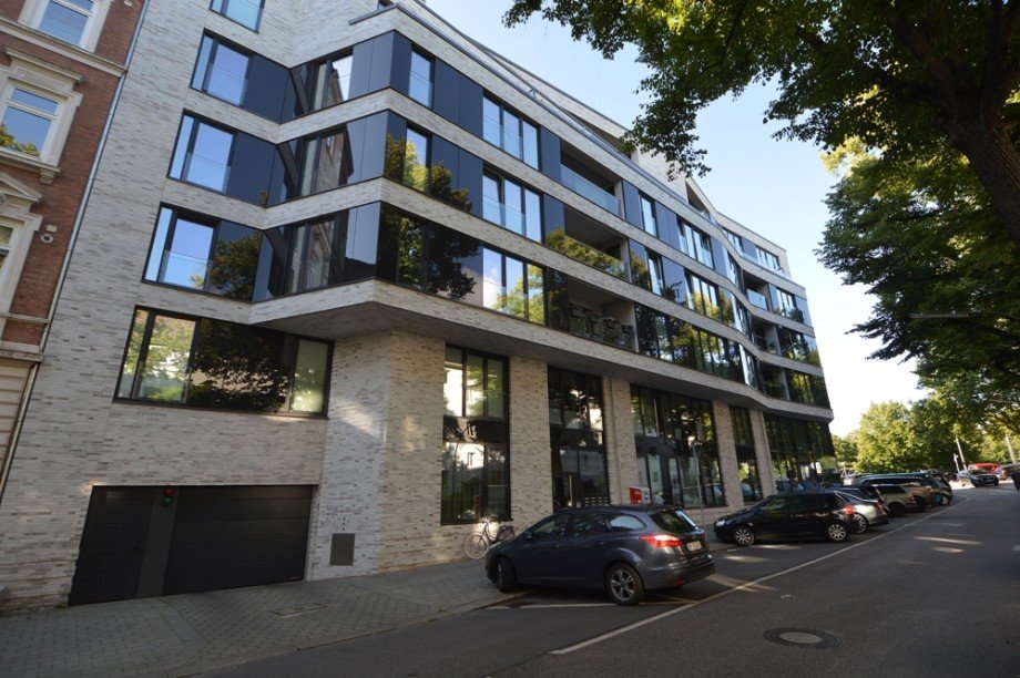 Hausansicht vorne Erdgeschosswohnung Hamburg