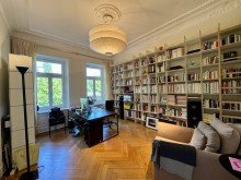 Arbeitszimmer Altbau-Eleganz - Eigentumswohnung mit restauriertem Stuck in Adresslage von Harvestehude
