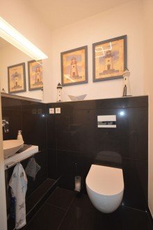 G�ste-WC Exklusives Penthouse - Traumhafte 3-Zimmer-Wohnung mit Weitblick �ber die Boberger D�nen!