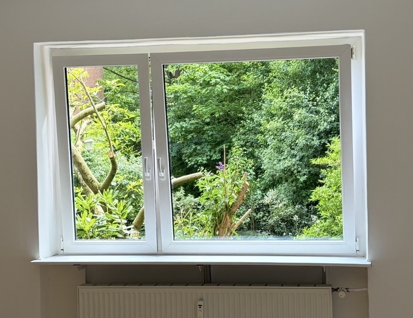 Blick ins Gr�ne Etagenwohnung Hamburg / Meiendorf