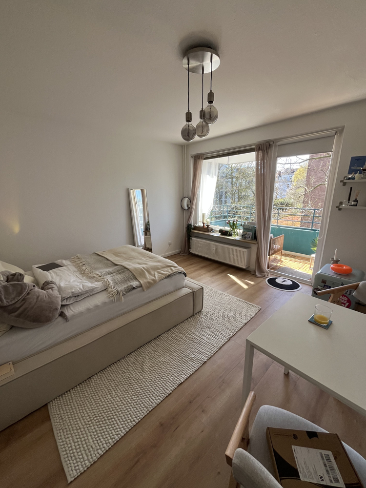 Wohn/Schlafzimmer Etagenwohnung Hamburg