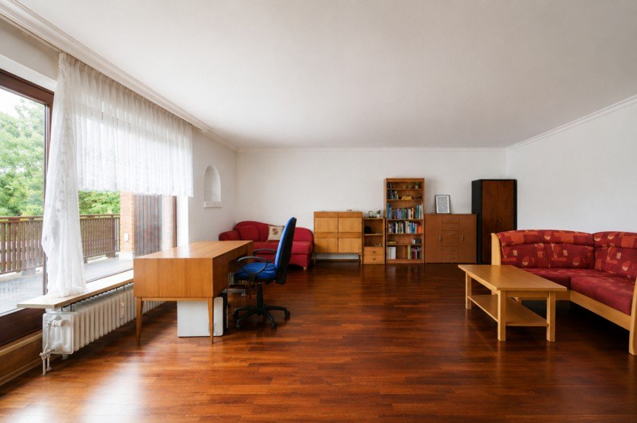 Wohnzimmer Penthousewohnung Hamburg Niendorf