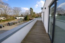 Balkon Stra�enseite Exklusives Penthouse - Traumhafte 3-Zimmer-Wohnung mit Weitblick �ber die Boberger D�nen!