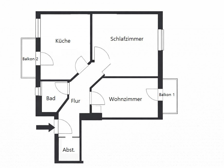 Grundriss Etagenwohnung Hamburg