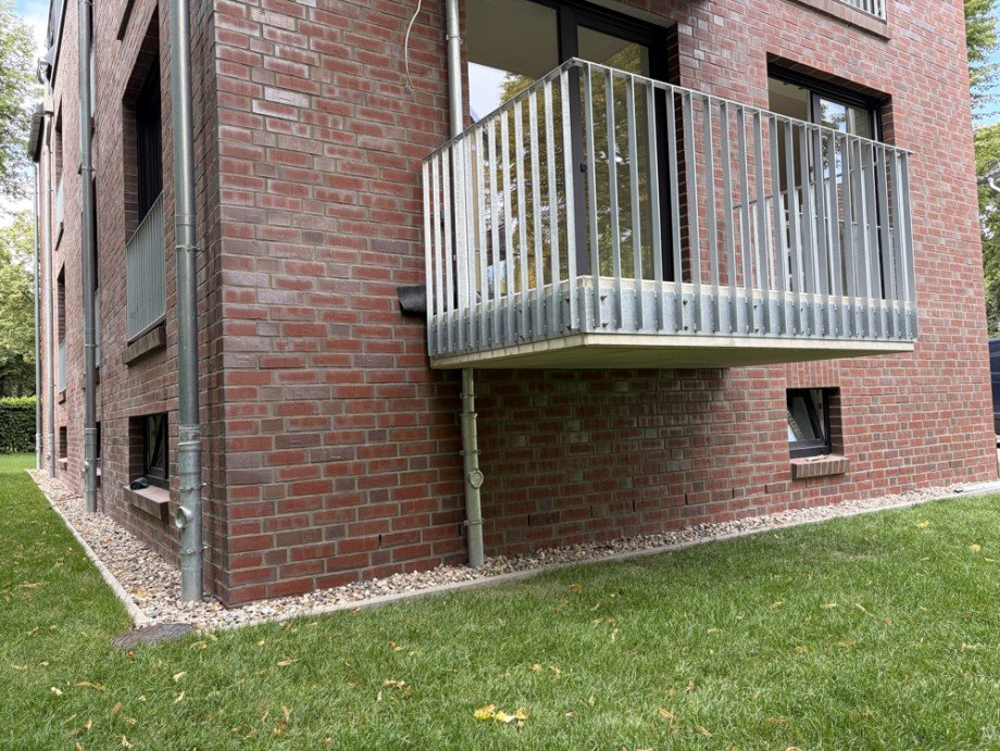 Balkon Erdgeschosswohnung Hamburg