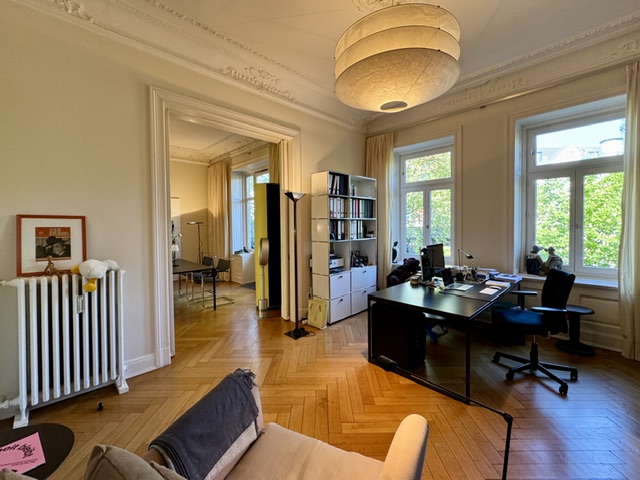 Arbeitszimmer Etagenwohnung Hamburg Harvestehude