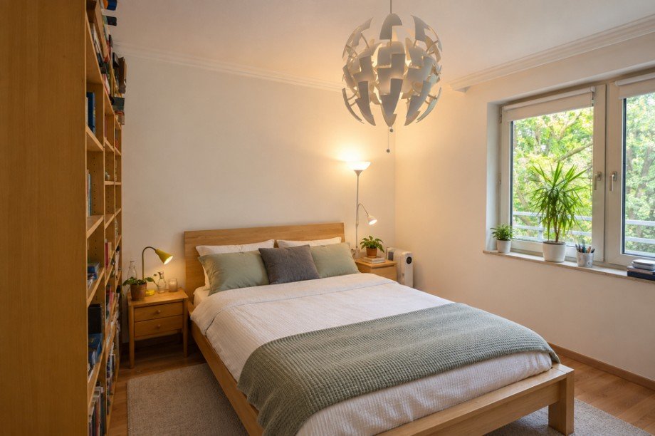 Schlafzimmer Penthousewohnung Hamburg