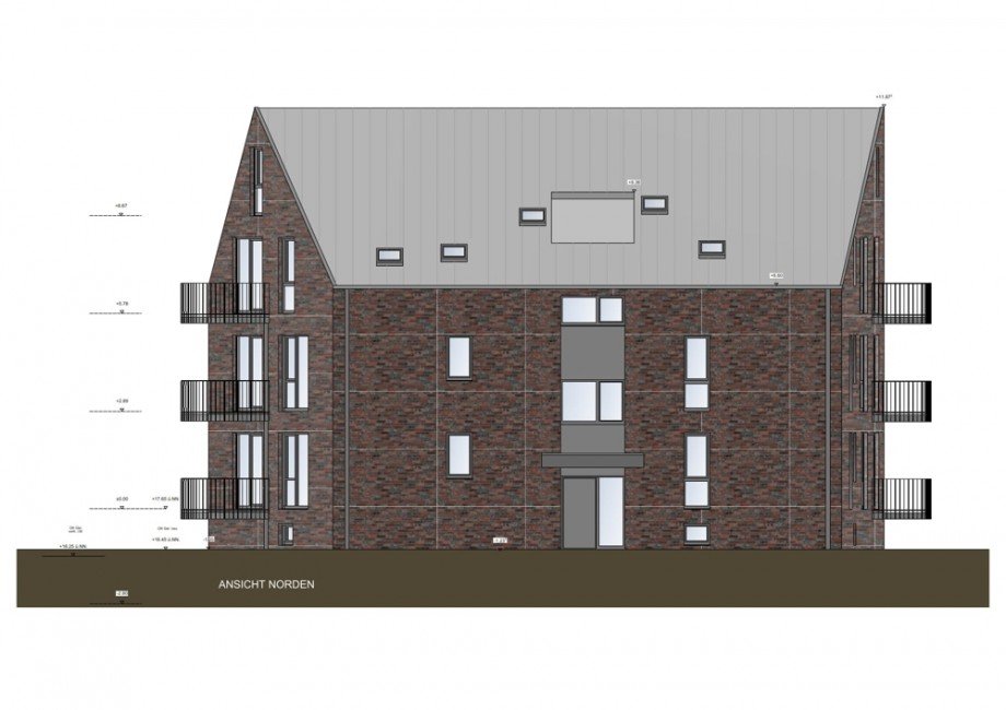 AU_Ansichten Nord Erdgeschosswohnung Hamburg