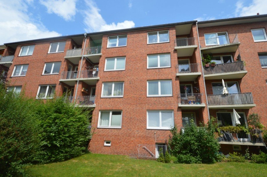R�ckansicht Etagenwohnung Hamburg / Eilbek