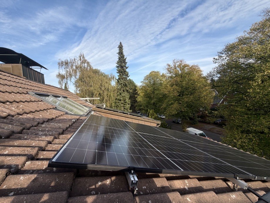 Photovoltaikanlage Maisonettewohnung Hamburg