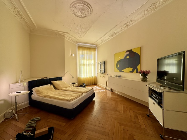 Schlafzimmer Etagenwohnung Hamburg Harvestehude
