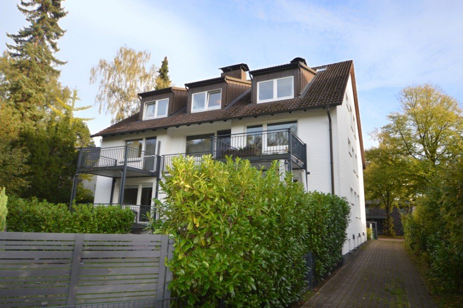 Gartenansicht Maisonettewohnung Hamburg