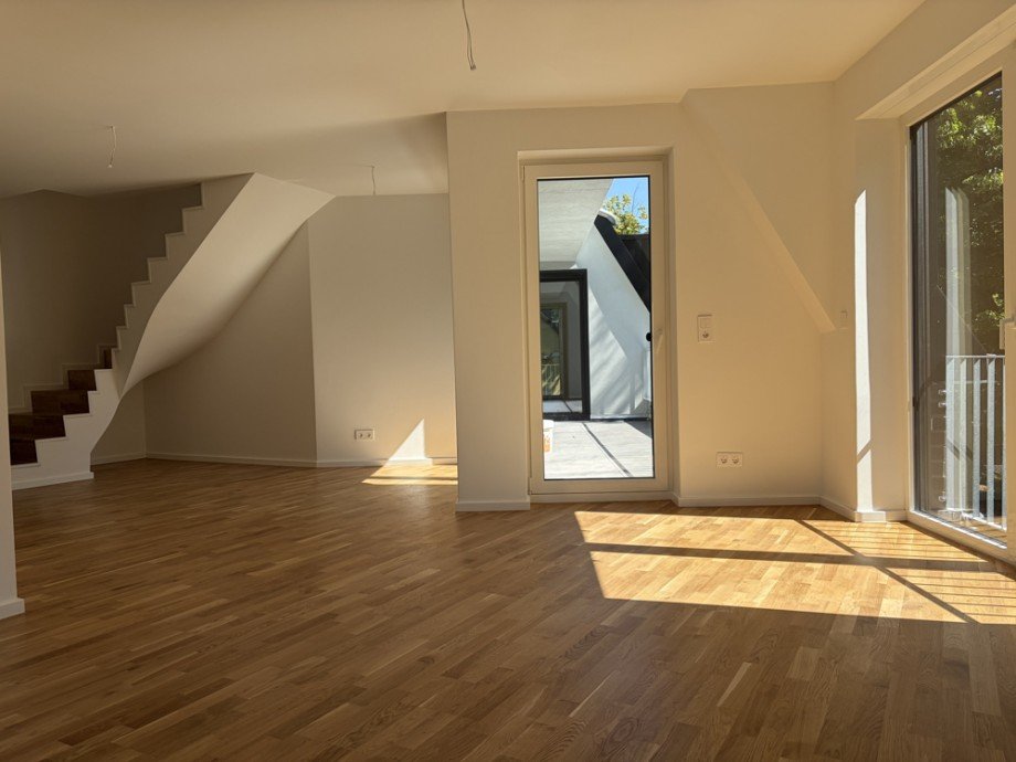 Wohnzimmer Dachgeschosswohnung Hamburg