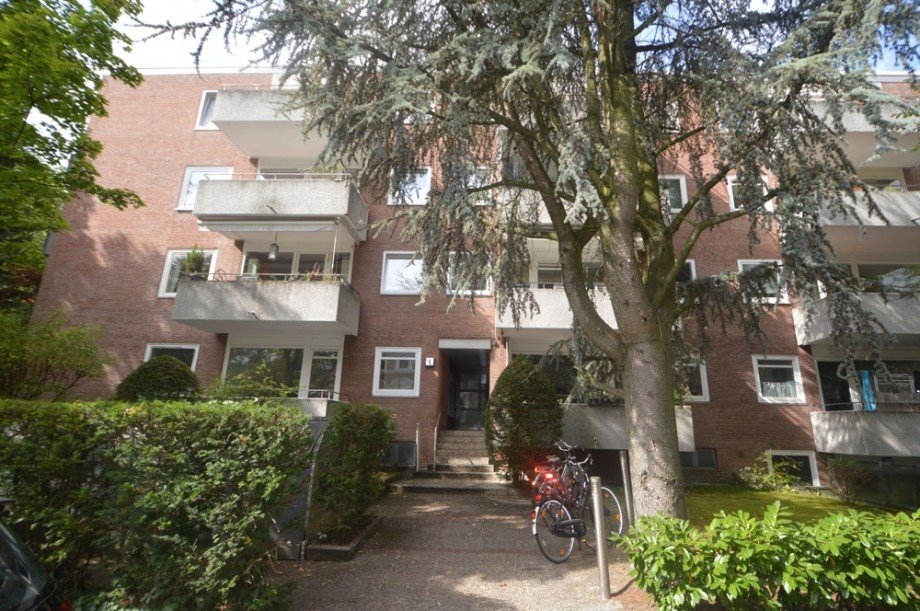 Hausansicht Erdgeschosswohnung Hohenfelde