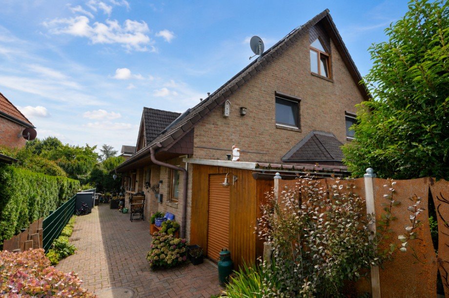 Vorderansicht Reihenhaus Escheburg