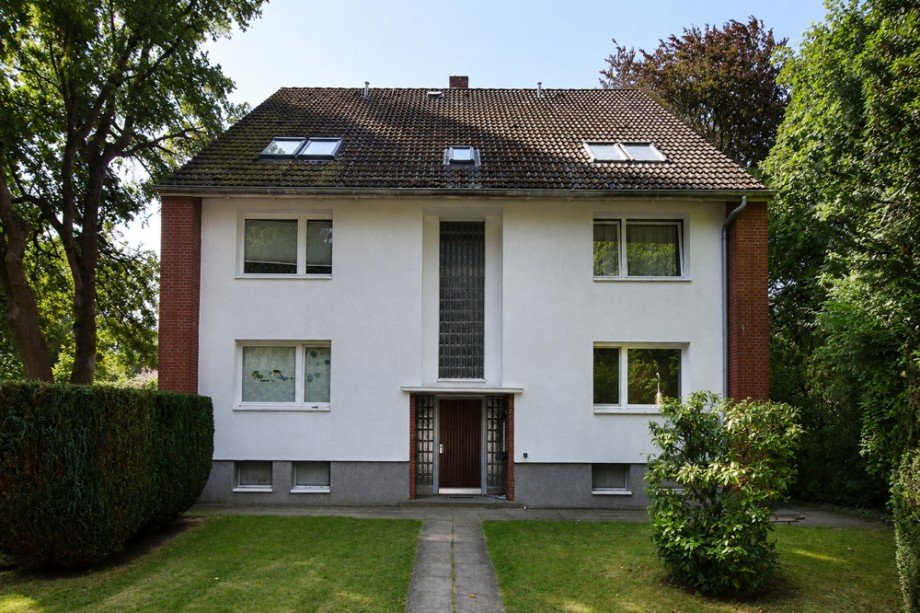 Hinteransicht Dachgeschosswohnung Hamburg