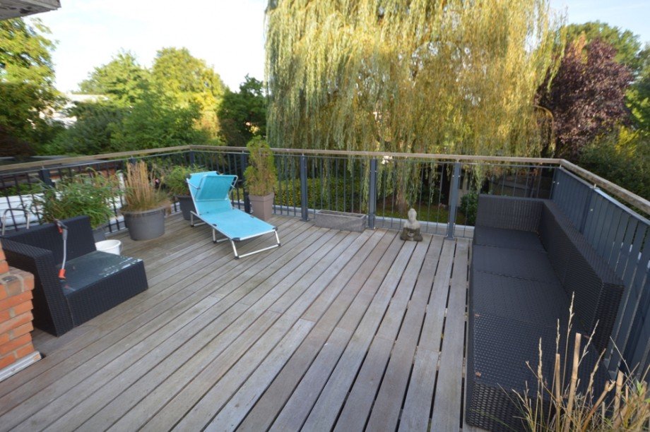 Dachterrasse Doppelhaush�lfte Hamburg