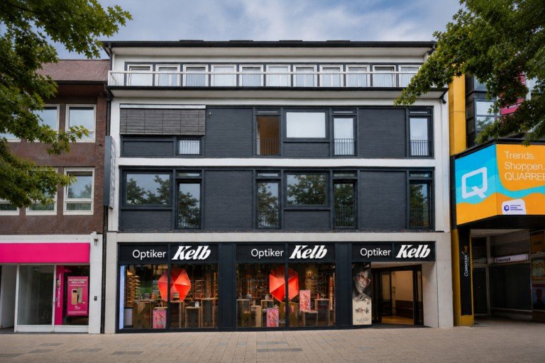 Hausansicht Hamburg - Wandsbek (Stadtteil) Etagenwohnung Mitten in Wandsbek: Moderne 2,5-Zimmer-Wohnung im Erstbezug