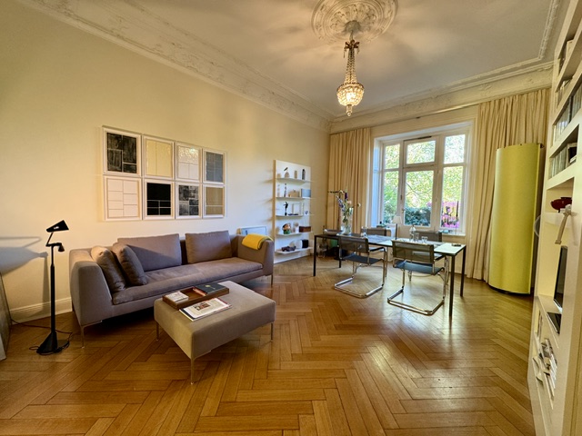 Wohn-/ Esszimmer Etagenwohnung Hamburg Harvestehude
