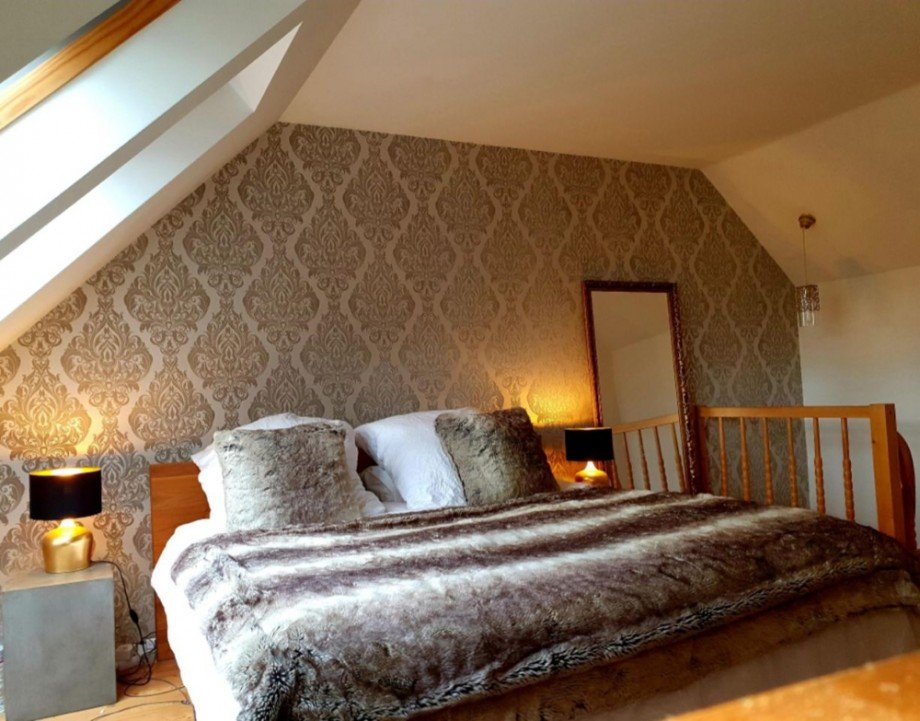 Schlafzimmer DG Doppelhaush�lfte Hamburg