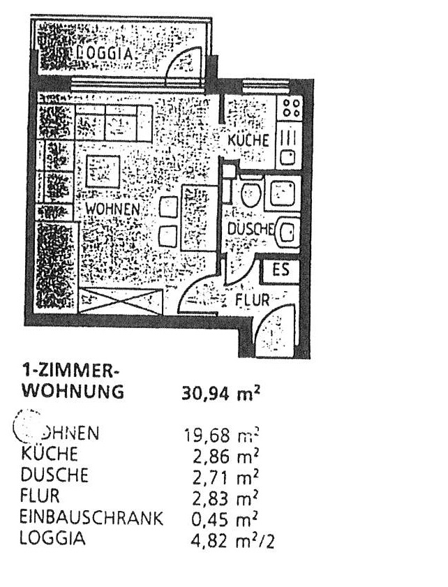 Grundriss Etagenwohnung Hamburg / Hoheluft-West