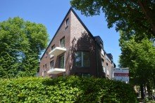 Au�enansicht Exklusive Maisonettewohnung im Dachgeschoss mit Spitzboden, Balkon und Loggia