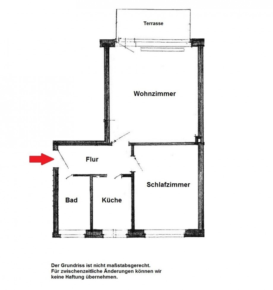 Grundriss Erdgeschosswohnung Hamburg
