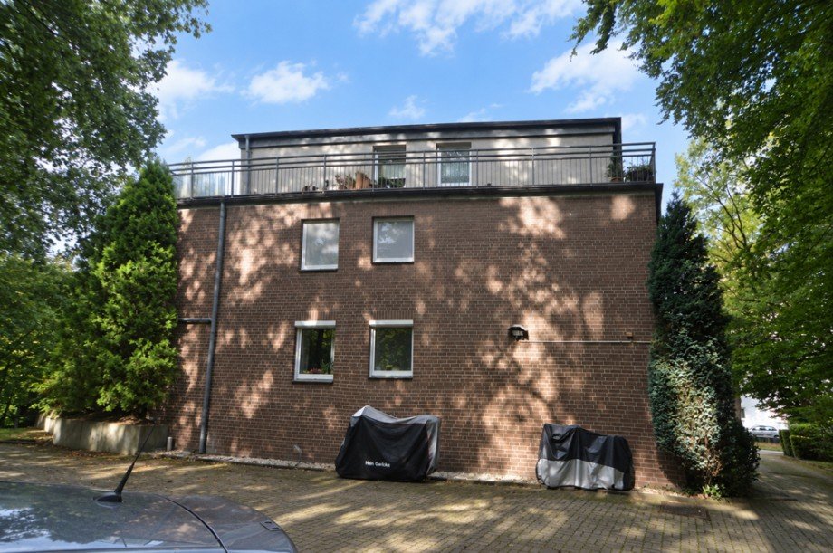 Hausansicht Penthousewohnung Hamburg
