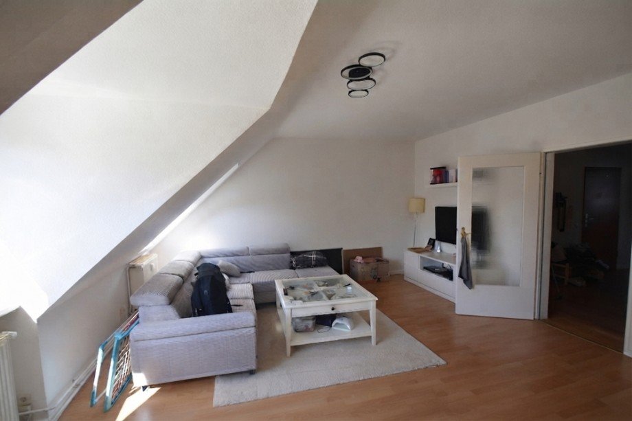 Wohnzimmer Dachgeschosswohnung Hamburg