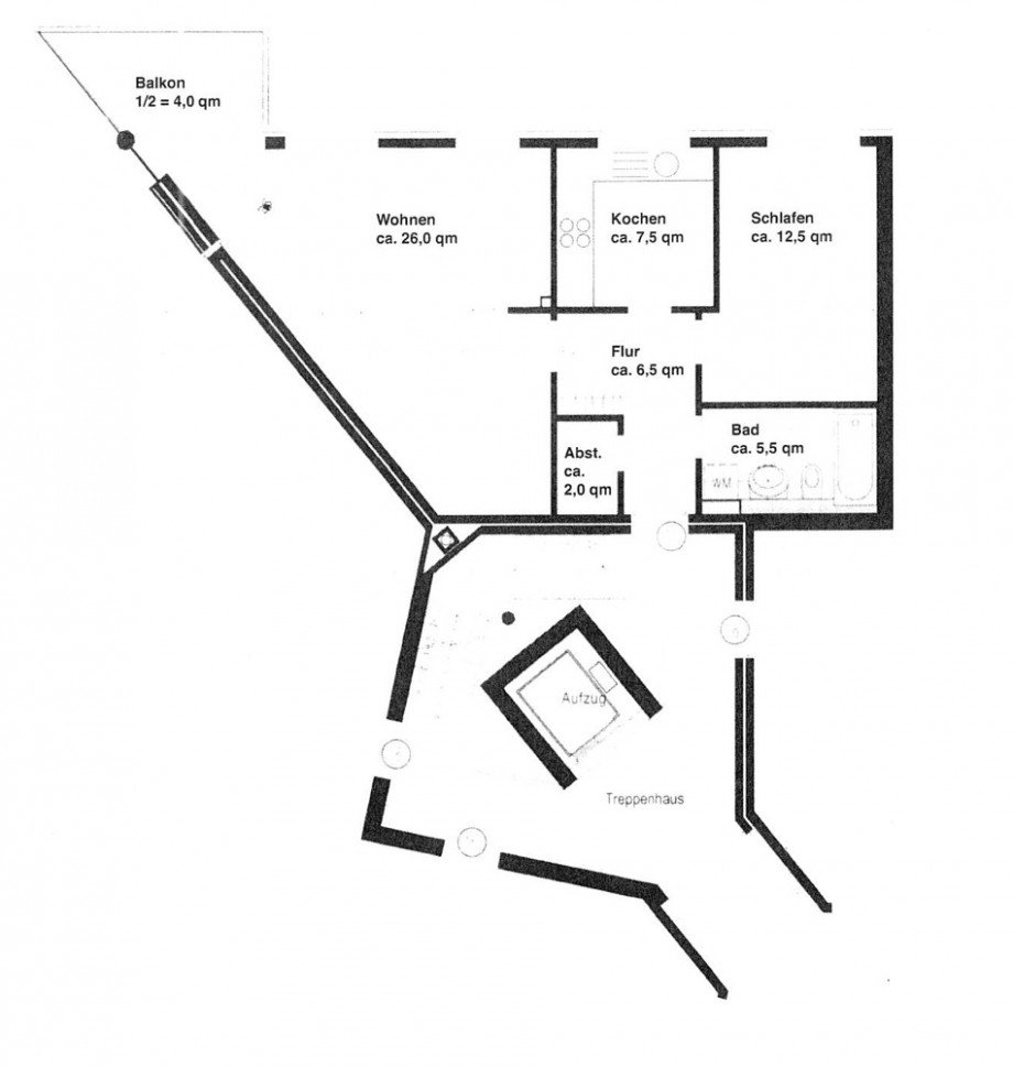 Grundriss Etagenwohnung Halstenbek