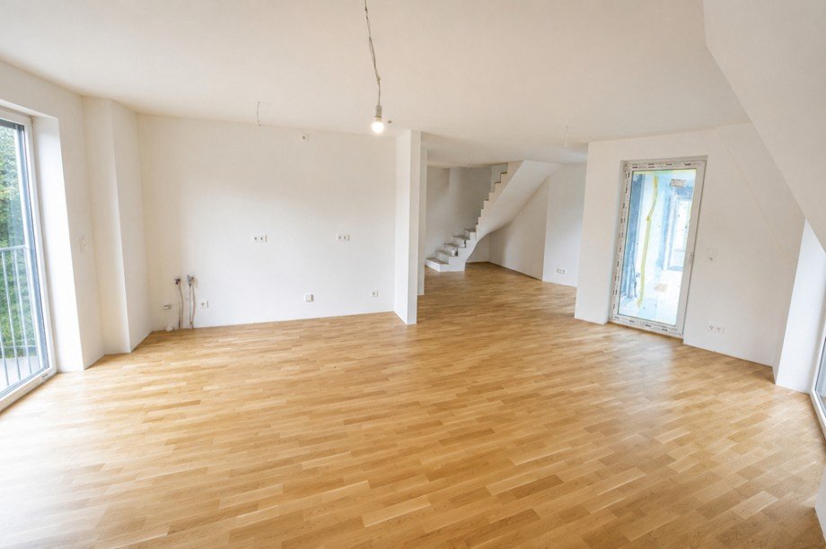 Wohnzimmer Dachgeschosswohnung Hamburg