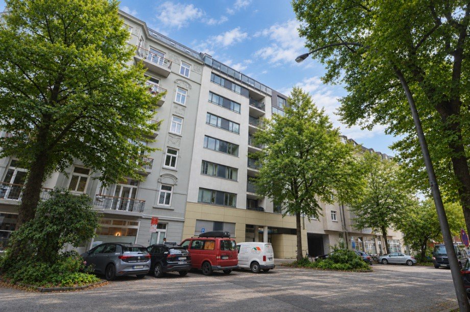 Hausansicht Etagenwohnung Hamburg Rotherbaum