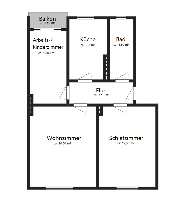 Grundriss Etagenwohnung Hamburg