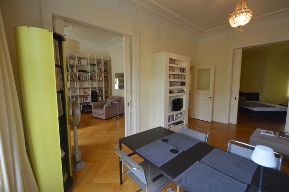 Wohnzimmer Etagenwohnung Hamburg Harvestehude