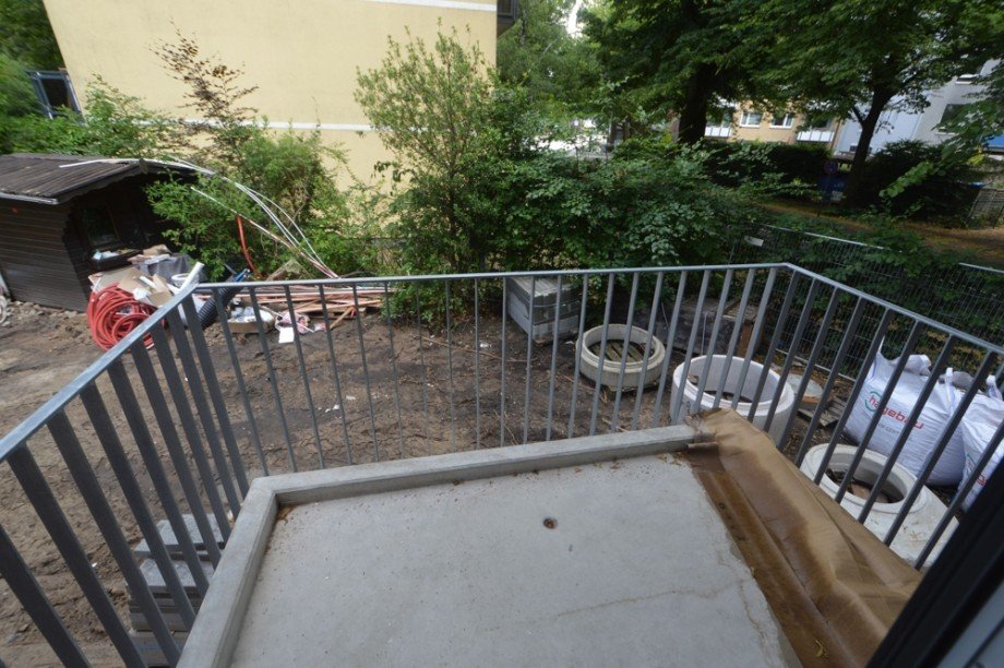 Balkon Erdgeschosswohnung Hamburg