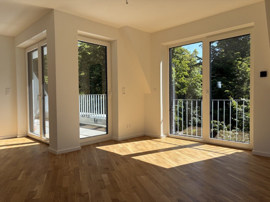 Wohnzimmer Dachgeschosswohnung Hamburg