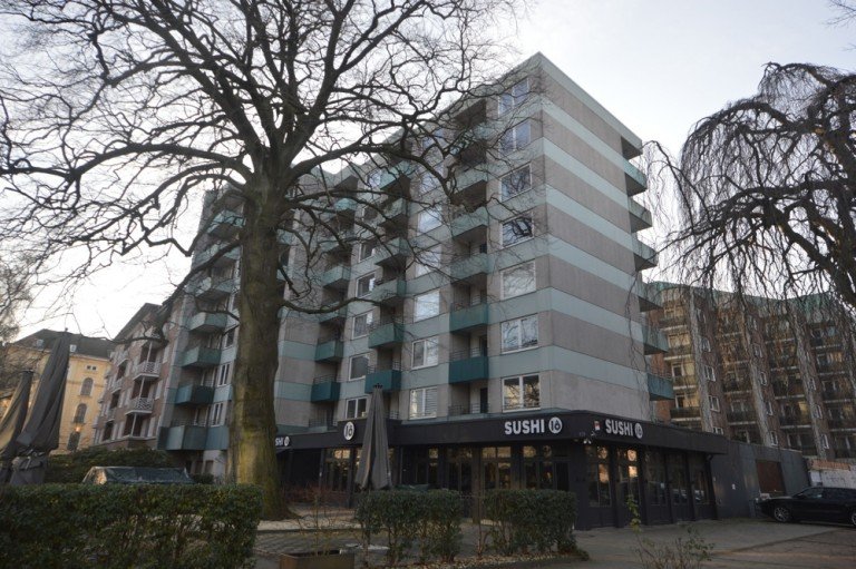 Hausansicht Hamburg - Rotherbaum (Stadtteil) Etagenwohnung Attraktive Kapitalanlage - Vermietetes 1-Zimmer-Appartement mit Balkon in Top-Lage!