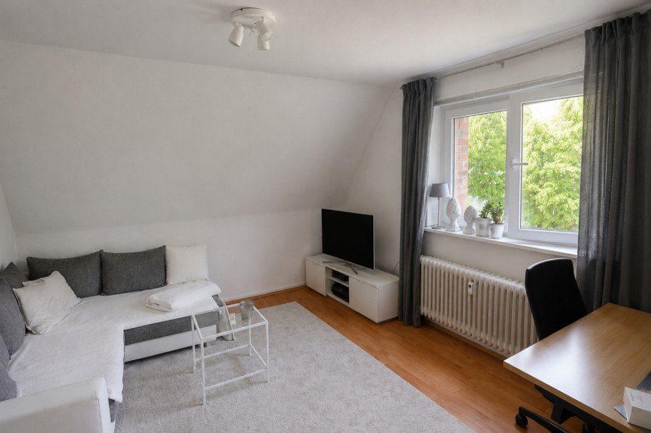 Wohnzimmer Dachgeschosswohnung Hamburg