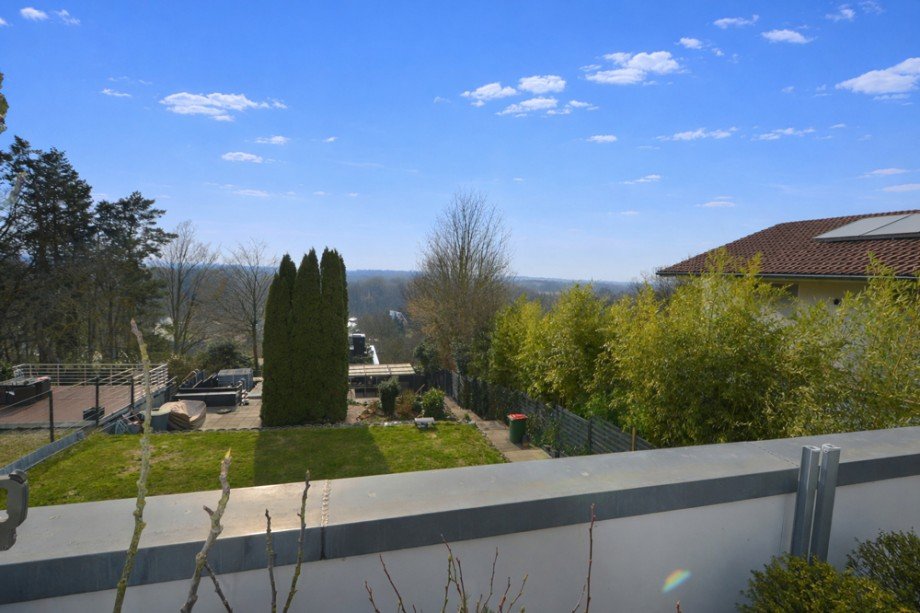 Weitblick von Terrasse Penthousewohnung Hamburg / Boberg