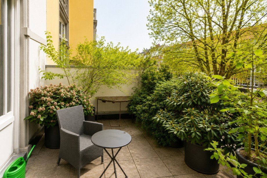 Dachterrasse Etagenwohnung Hamburg Harvestehude