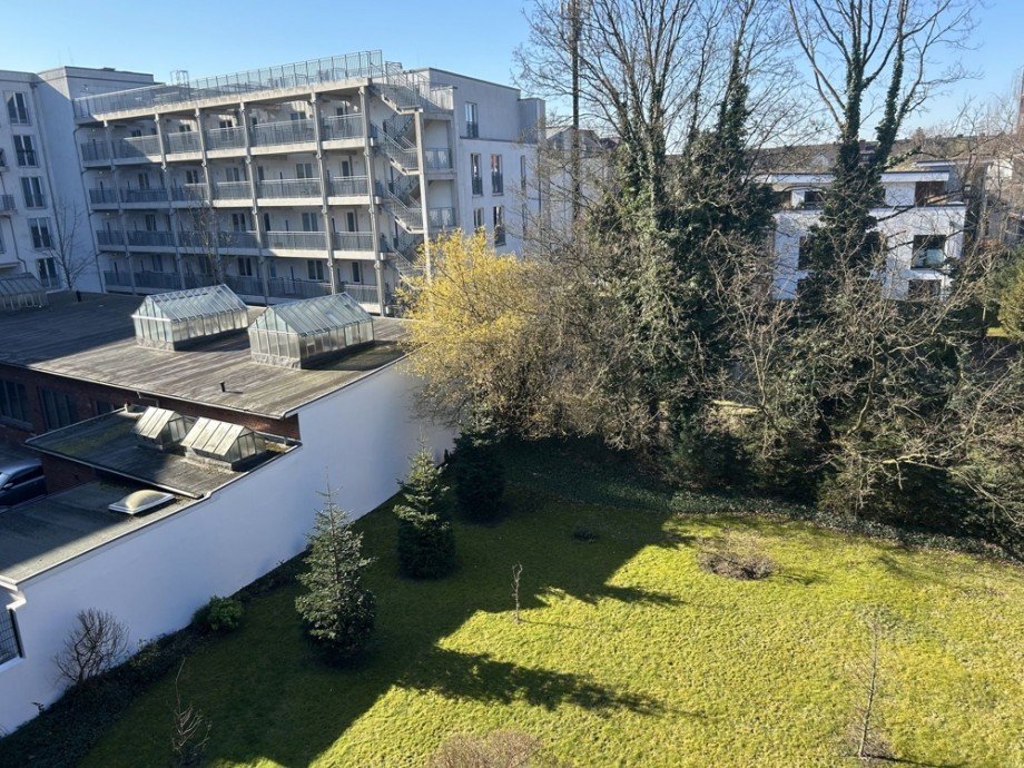 Ausblick von Loggia Etagenwohnung Hamburg / Eilbek