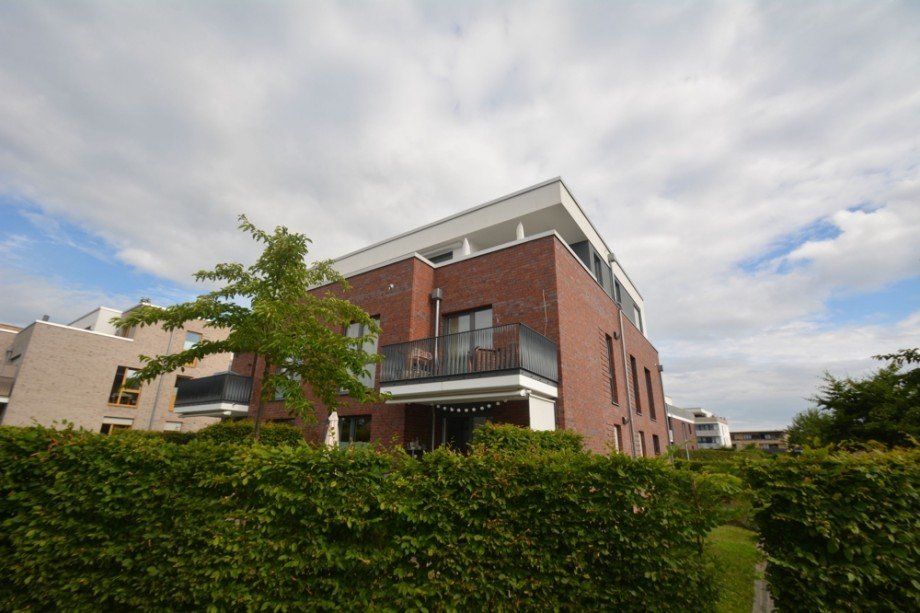 Hausansicht hinten Etagenwohnung Wedel