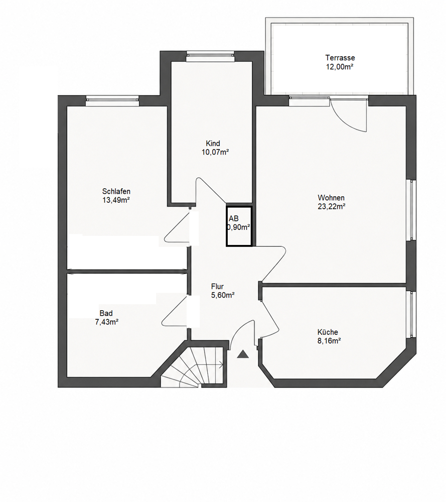 Grundriss Erdgeschosswohnung Barsb�ttel