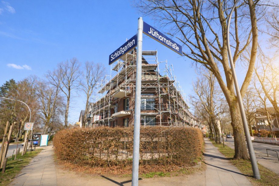 Au�enansicht Dachgeschosswohnung Hamburg