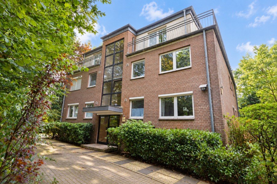 Hausansicht Penthousewohnung Hamburg