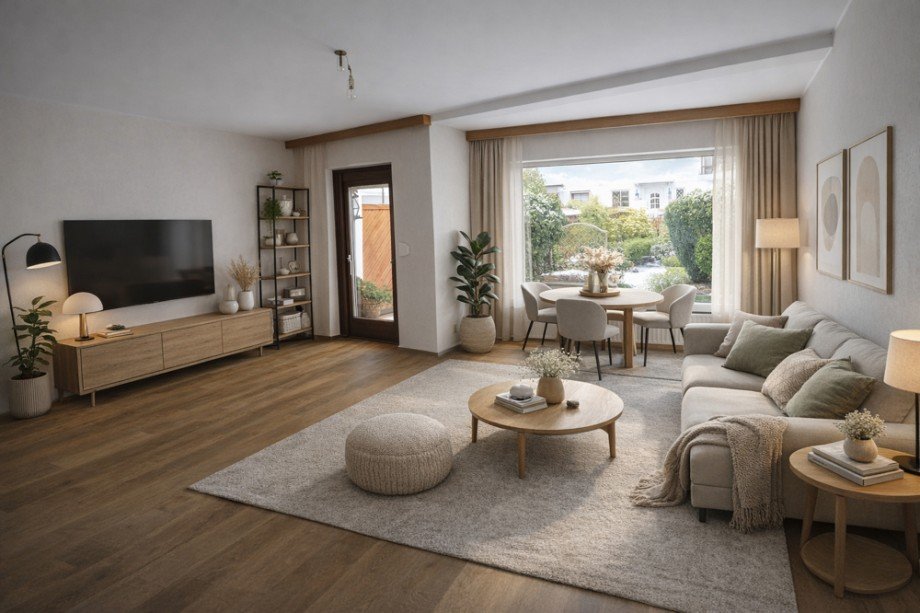 Digital Staging Reihenhaus Hamburg Rahlstedt