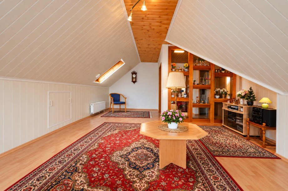 Wohnzimmer DG Einfamilienhaus Gr�nendeich
