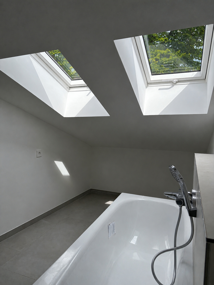 Badewanne Dachgeschosswohnung Hamburg