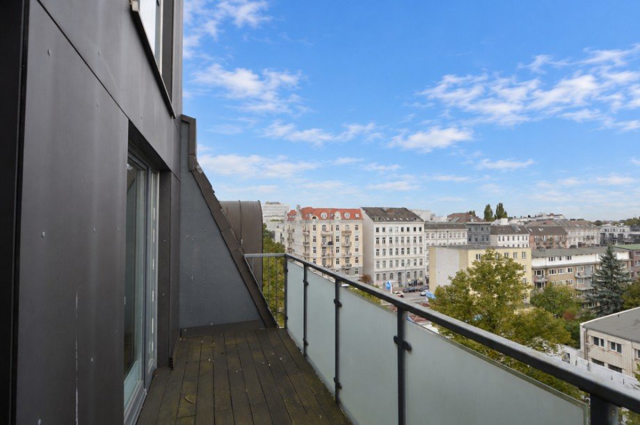 Balkon vom Schlafzimmer Etagenwohnung Hamburg Rotherbaum
