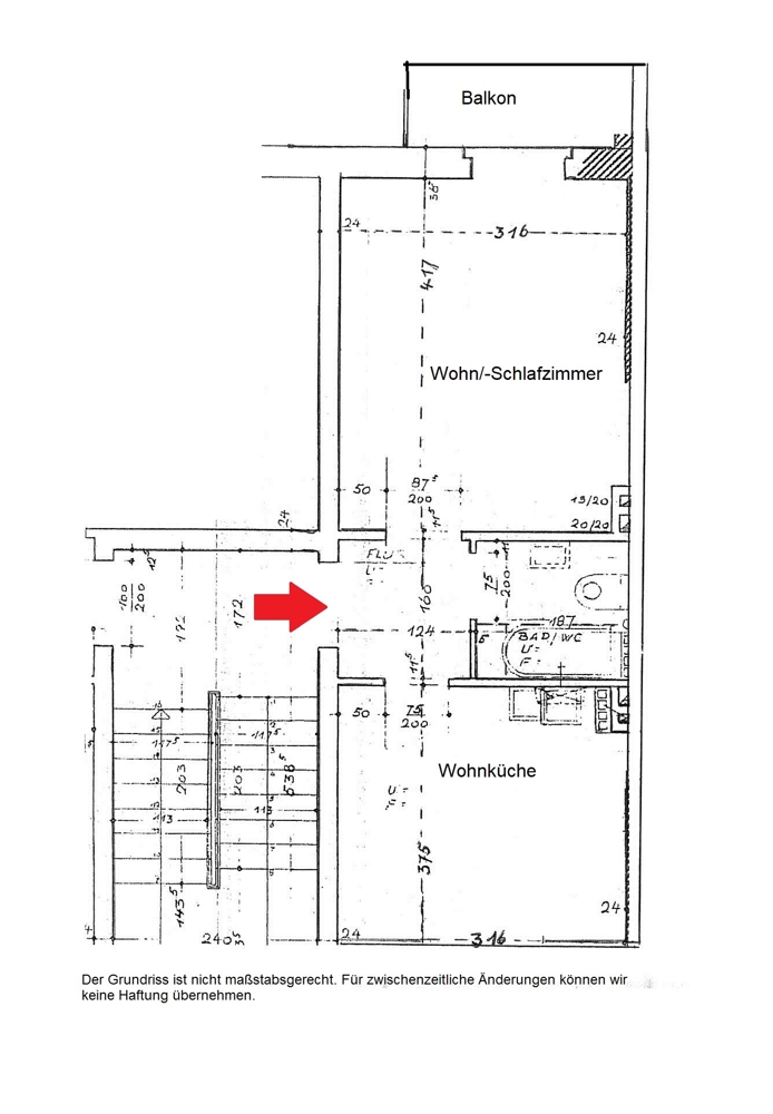 Grundriss Etagenwohnung Hamburg